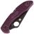 Нож Spyderco Delica 4 Black сталь Micro-Melt PD#1 рукоять Burgundy FRN (C11BGBKP)