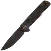 Нож We Knife Charith blackwash сталь CPM-20CV рукоять Ripple Black Titanium (WE20056-1)
