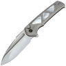 Нож WE Knife Sylox satin сталь M390 рукоять Gray Ti/Mother of Pearl (WE24027-4)
