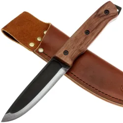 Нож Бушкрафт сталь 9ХС рукоять бубинга (УРМ Аника)