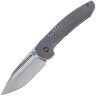 Нож We Knife Trogon beadblast сталь CPM-20CV рукоять Gray Titanium (WE22002-1)