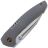 Нож WE Knife Trogon beadblast сталь CPM-20CV рукоять Gray Titanium (WE22002-1)