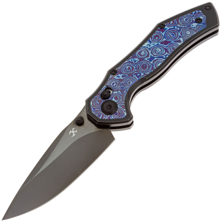 Нож Kansept Apollo mirror DLC сталь S35VN рукоять Ti/Timascus