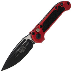 Нож Microtech LUDT Gen III black сталь M390MK рукоять Red Aluminum (1135-1RD)