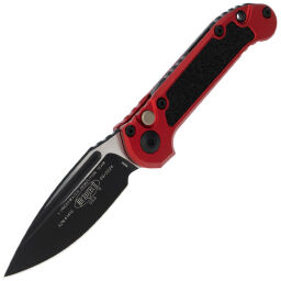 Нож Microtech LUDT Gen III black сталь M390MK рукоять Red Aluminum (1135-1RD)