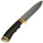 Нож 083 (145мм) Спуски от обуха сталь легированный булат рукоять латунь/граб (Пампуха И.Ю.)