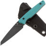 Нож Tenable Parr blackwash сталь 14C28N рукоять Tiffany Blue G10