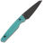 Нож Tenable Parr blackwash сталь 14C28N рукоять Tiffany Blue G10