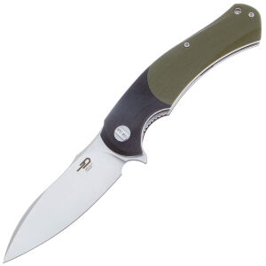 Нож Bestech Penguin сталь D2 рукоять Black/Green G10 (BG32A)  (BG32A)