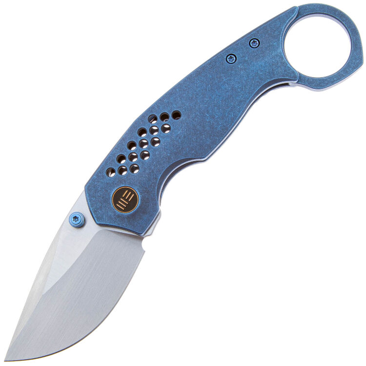 Нож WE Knife Envisage satin сталь CPM-20CV рукоять Blue Ti (WE22013-4)