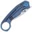 Нож WE Knife Envisage satin сталь CPM-20CV рукоять Blue Ti (WE22013-4)