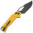 Нож SRM 238X-GY Blackwash сталь D2 рукоять Yellow G10