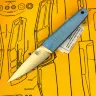 Нож Owl Knife Tyto XSS сталь N690 рукоять микарта Джинс голубая