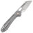 Нож Vosteed RSKAOS Sheepsfoot satin сталь M390 рукоять Gray Titanium
