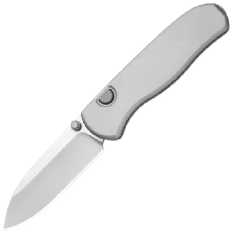 Нож Kizer Drop Bear Zero satin сталь M390 рукоять Gray Aluminium