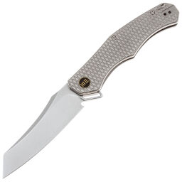 Нож WE Knife RekkeR beadblast сталь CPM-20CV рукоять Polished beadblasted Ti (WE22010G-2)