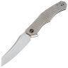 Нож WE Knife RekkeR beadblast сталь CPM-20CV рукоять Polished beadblasted Ti (WE22010G-2)