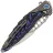 Нож Rike Knife Thor7 сталь 154CM рукоять Ti/Black Blue G10