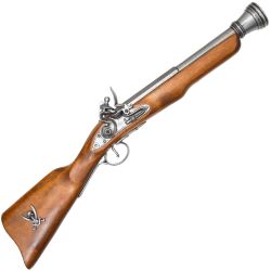 Макет Мушкетон пиратский DE-1094-G Англия XVIII век сталь (Denix)