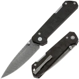 Нож Boker Kihon Annual Knife 2026 сталь Damascus рукоять Carbon Fiber (1132026DAM)