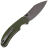 Нож Kansept Nesstreet darkwash сталь 154CM рукоять OD Green G10
