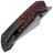 Нож Kansept Fenrir сталь Damascus рукоять Black-Red G10/Titanium