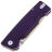 Нож SHOOZIZ HAN313 satin сталь 14C28N рукоять Purple G10
