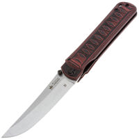 Нож Kizlyar Supreme Whisper сталь AUS-10Co рукоять Red/black G10