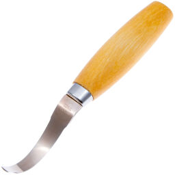 Ложкорез Mora 163 Hook knife double edge сталь нержавеющая рукоять дерево (13445)