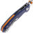 Нож FOX Anzu stonewash сталь Magnacut рукоять Blue Aluminium (FX-560 ALOR)