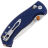 Нож FOX Anzu stonewash сталь Magnacut рукоять Blue Aluminium (FX-560 ALOR)