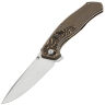 Нож Kansept Havørn stonewash сталь S35VN рукоять Copper CF/Bronze Ti