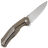 Нож Kansept Havørn stonewash сталь S35VN рукоять Copper CF/Bronze Ti