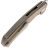 Нож Kansept Havørn stonewash сталь S35VN рукоять Copper CF/Bronze Ti