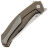 Нож Kansept Havørn stonewash сталь S35VN рукоять Copper CF/Bronze Ti