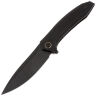 Нож WE Knife Acuminal blackwash сталь Vanax рукоять Black Titanium (WE23070-1)