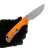 Нож Vosteed Marten stonewash сталь 154CM рукоять Orange Aluminum