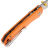 Нож Vosteed Marten stonewash сталь 154CM рукоять Orange Aluminum