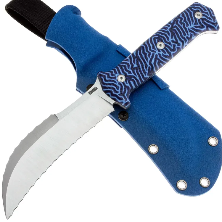 Нож WKL Арлекин 05 сталь VG-10 рукоять микарта Crazyfiber