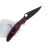 Нож Spyderco Police 4 Black LTW сталь Micro-Melt PD#1 рукоять Burgundy FRN (C07BGBKP4)