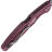 Нож Spyderco Police 4 Black LTW сталь Micro-Melt PD#1 рукоять Burgundy FRN (C07BGBKP4)