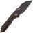 Нож WE Knife High-Fin blackwash сталь CPM-20CV рукоять Black Titanium (WE22005-1)