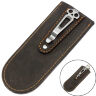Чехол Daggerr кожа коричневая с клипсой