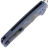 Нож WE Knife Sylox stonewash сталь M390 рукоять Blue Ti/Shredded CF (WE24027-2)