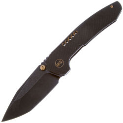 Нож WE Knife Trogon blackwash сталь CPM-20CV рукоять Black Titanium (WE22002B-2)
