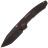 Нож We Knife Trogon blackwash сталь CPM-20CV рукоять Black Titanium (WE22002B-2)