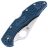 Нож Spyderco Delica 4 сталь K390 рукоять Blue FRN (C11FPK390)