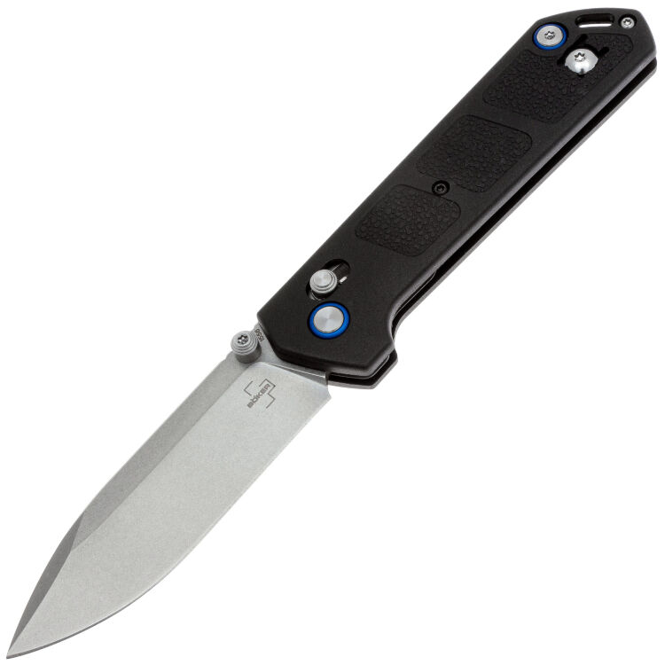 Нож Boker Plus Kihon DC 2.0 stonewash сталь D2 рукоять Black GFN (01BP0009)