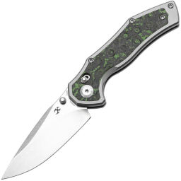 Нож Kansept Apollo stonewash сталь S35VN рукоять Ti/Jungle Wear FatCarbon