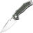 Нож Kansept Apollo stonewash сталь S35VN рукоять Ti/Jungle Wear FatCarbon